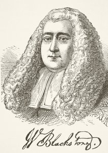 Sir William Blackstone, William Hickman Smith Aubrey (1858-1916) tarafından yayınlanan 