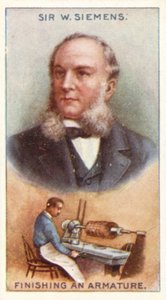Sir William Siemens, bir Armatür bitirme by English School