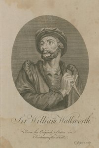 Sir William Wallworth, Londra Belediye Başkanı, 1370 by English School
