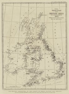 Büyük Britanya ve İrlanda Kıyılarında Altı Aylık Kayıplar (gravür) by English School