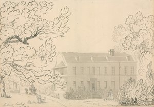Putney Park, Putney, Londra taslağı (kağıt üzerinde wc) by English School