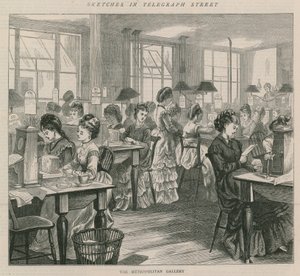 Telgraf caddesindeki eskizler - Metropolitan Galerisi by English School