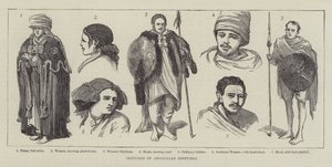 Habeş Kostümlerinin Eskizleri (gravür) by English School