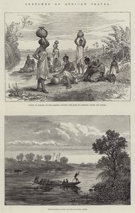 Afrika Seyahatinin Eskizleri (gravür) by English School
