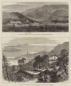 Mentone Eskizleri (gravür) by English School
