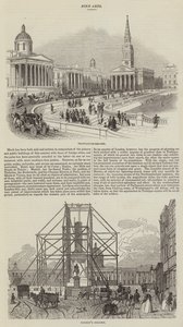 Trafalgar Meydanı Eskizleri (gravür) by English School