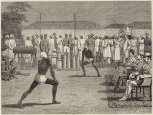 Bombay yerli alayı ile eskizler