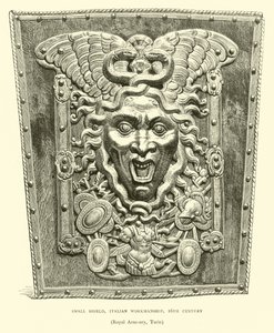 Küçük kalkan, İtalyan işçiliği, 16. yüzyıl by English School