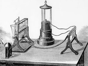 Soemmerings Perfected Telegraph, 1883 by English School
