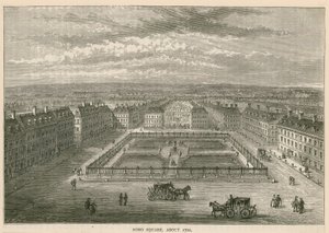 Soho Meydanı, yaklaşık 1700 by English School