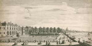 Somerset House, The Strand, Londra by English School