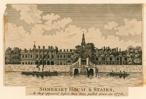 Somerset House ve merdivenler 1776