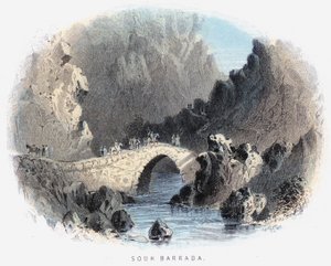Souk Barrada (renkli gravür) by English School
