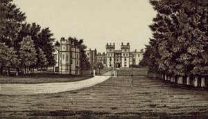 Güney Cephesi, Windsor Kalesi by English School