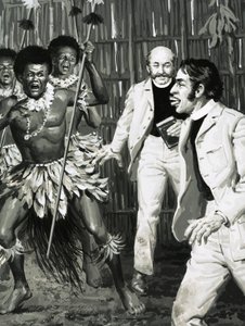 Güney Denizi Adası yamyamları, bir misyoner ağzını açtığında yemekten vazgeçtiler by English School