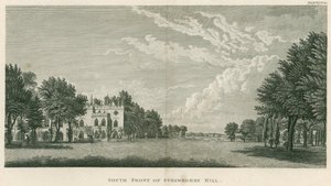 Strawberry Hill'in güney cephesi, Twickenham, Londra by English School