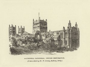 Southwell Katedrali, Restorasyondan Önce by English School