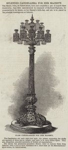Majesteleri için Muhteşem Şamdan (gravür) by English School