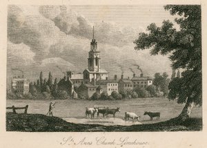 St Anns Kilisesi, Limehouse, Londra by English School
