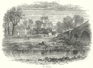 St Asaph (gravür) by English School
