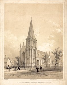Aziz Bartholomews Kilisesi, Bethnal Green by English School