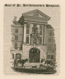 Aziz Bartholomews Hastanesi, Smithfield. by English School