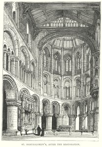 Restorasyon sonrası St Bartholomew