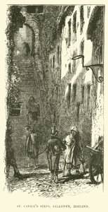 St Canices Merdivenleri, Kilkenny, İrlanda by English School
