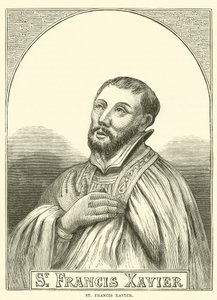Aziz Francis Xavier (gravür) by English School