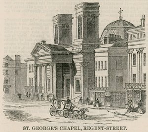 St Georges Şapeli, Regent Caddesi, Londra by English School