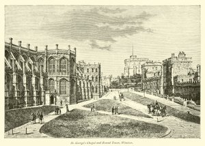 St Georges Şapeli ve Yuvarlak Kule, Windsor by English School