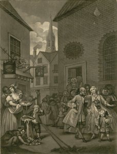 St Giles Fields, Londra by English School