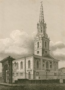 St Giles Fields, Londra by English School