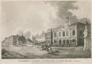 St Jamess Şapeli, Tottenham Court Road, Londra by English School