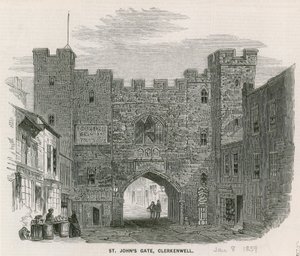 St Johns Kapısı, Clerkenwell by English School