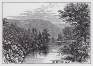 St Johns Vale (gravür) by English School