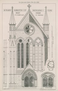 St Mary Abbots Kilisesi, Kensington by English School