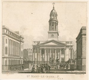 St Marylebone Kilisesi, Londra by English School