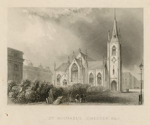 St Michaels Kilisesi, Chester Meydanı by English School