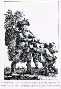 Aziz Nicholas Uğursuz Yardımcı: Knecht Ruprecht, 1784 by English School
