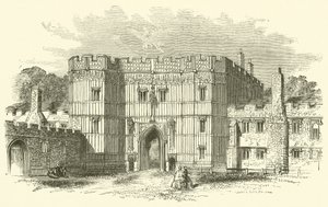 Aziz Osyth Manastırı (gravür) by English School