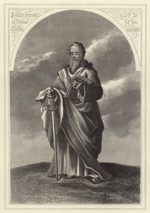 Aziz Paul (gravür) by English School