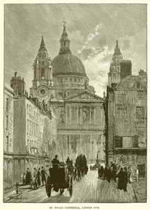 St. Paul Katedrali, Londra (1890) by English School