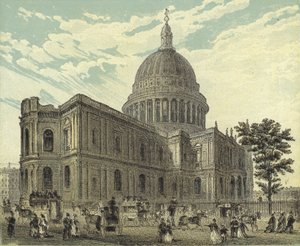 St Pauls Katedrali, Kuzey Doğu Görünümü by English School
