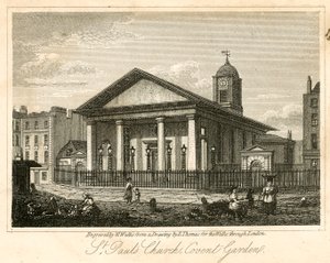 St Pauls, Covent Garden, Londra by English School