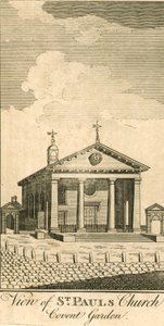 St Pauls, Covent Garden, Londra by English School