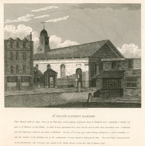 St Pauls, Covent Garden, Londra by English School