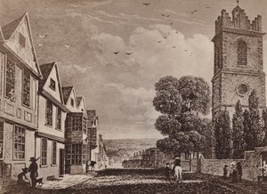 Aziz Petrus Kilisesi ve North Hill Colchester (lito) by English School