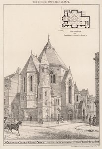 Sağır ve dilsizler için St Saviors Kilisesi, Oxford Street, by English School