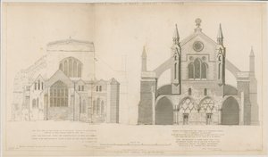Aziz Saviors Kilisesi, eskiden St Mary Overies, Southwark by English School